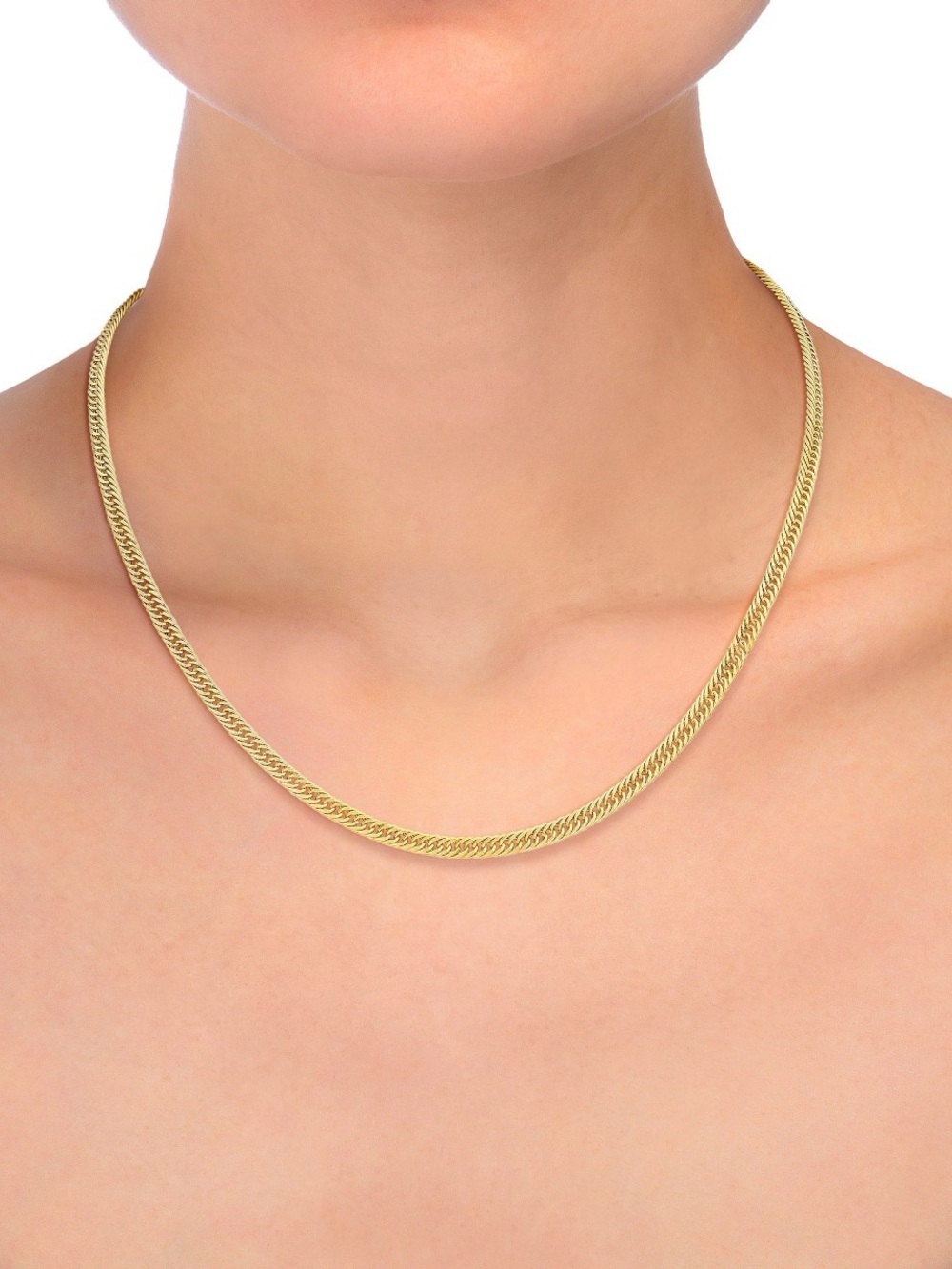 14k Gold Mini Cuban Necklace - Women
